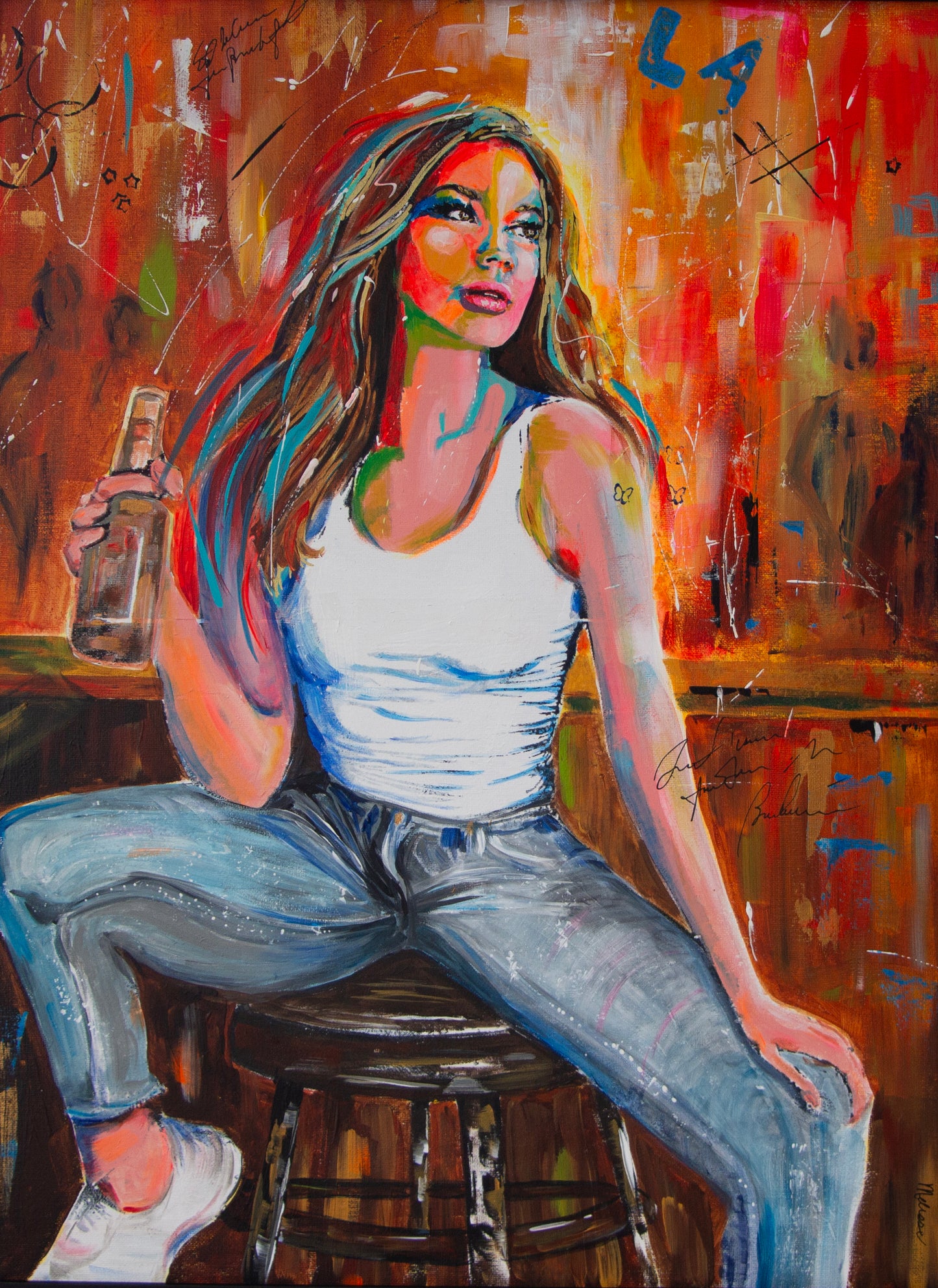 Whiskey & Wildfire - CANVAS PRINT