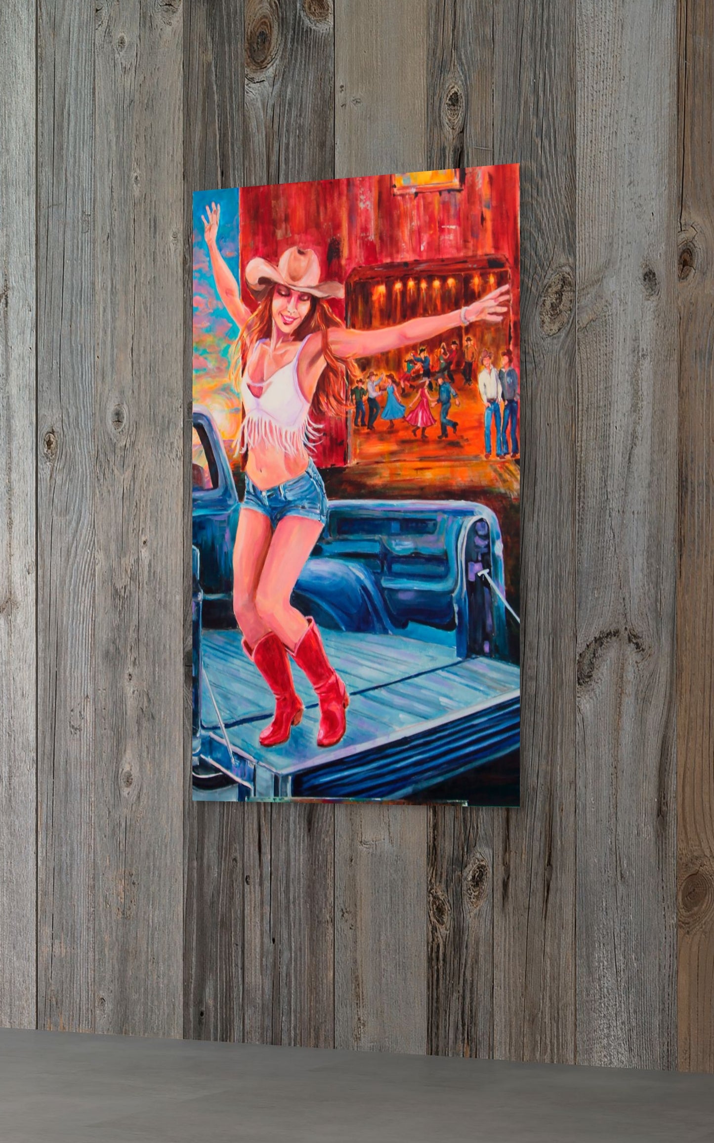 At The Barn Dance - ORIGINAL PAINTING