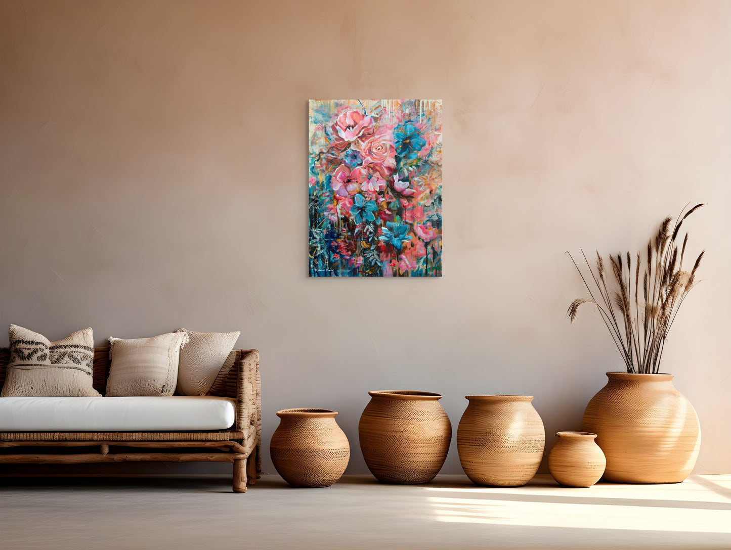 Floral Rhapsody - Canvas Print