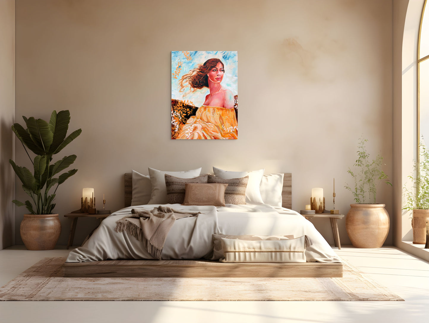 Golden Serenity - Canvas Print