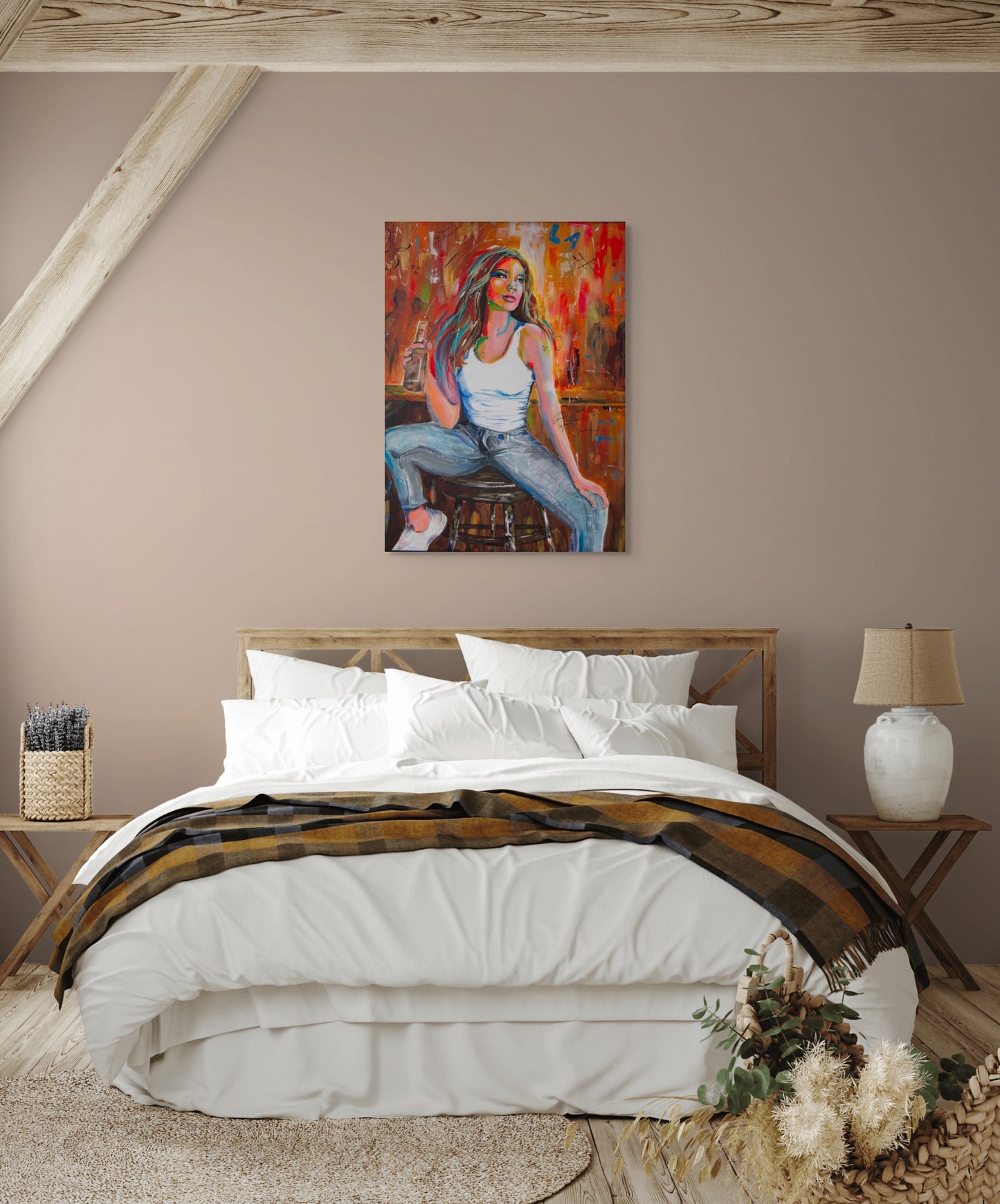 Whiskey & Wildfire - CANVAS PRINT