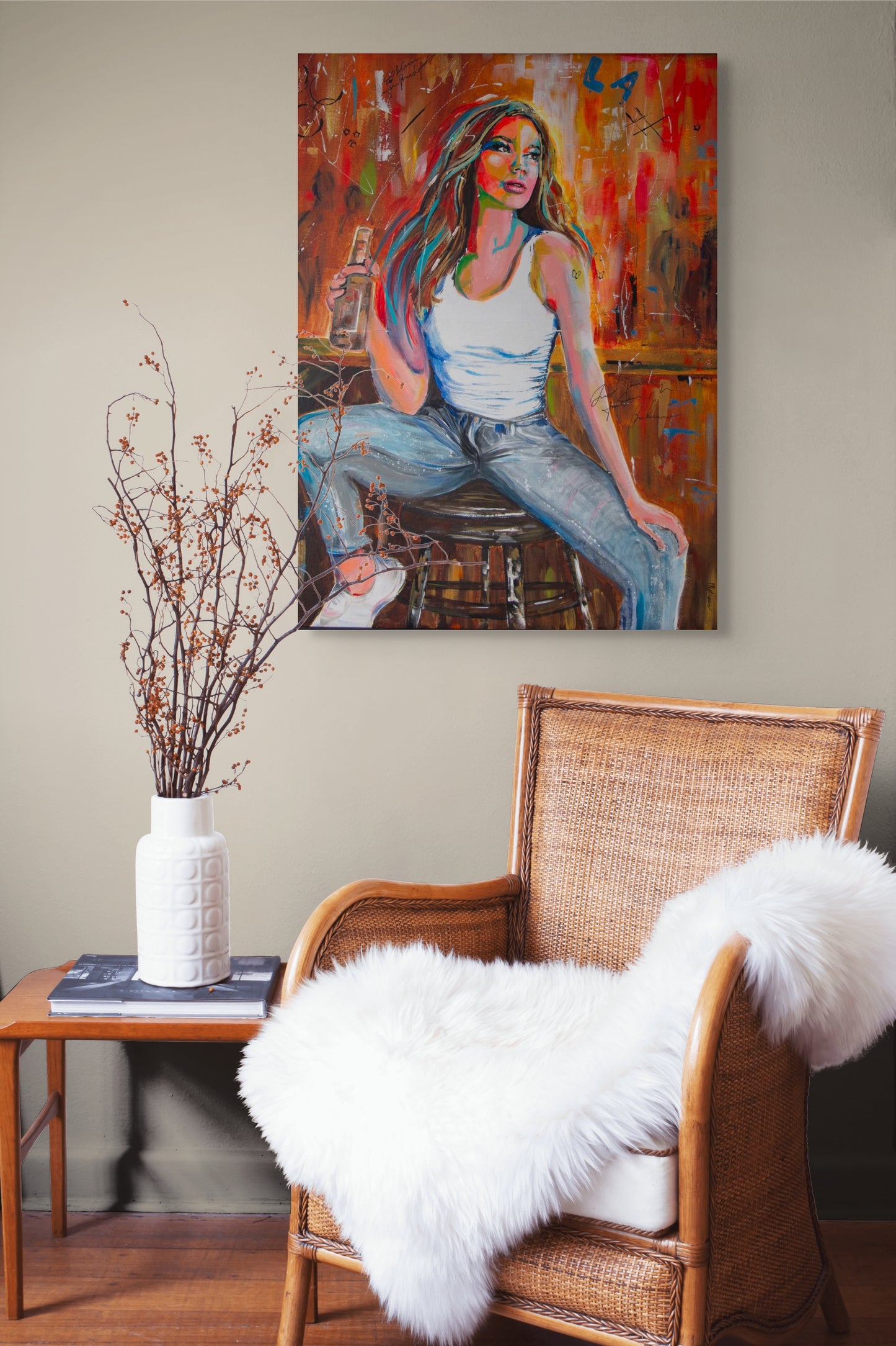 Whiskey & Wildfire - CANVAS PRINT