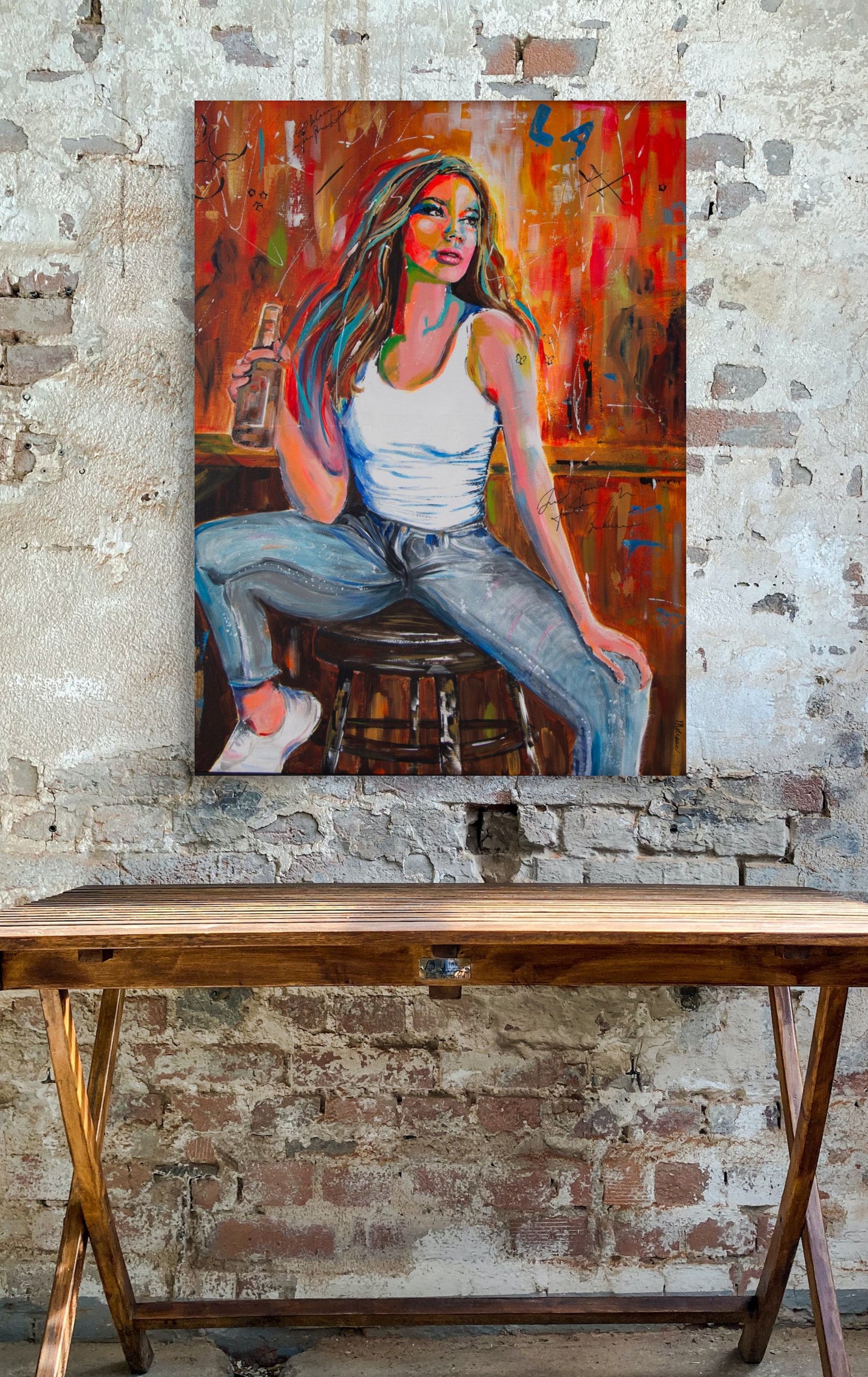 Whiskey & Wildfire - CANVAS PRINT