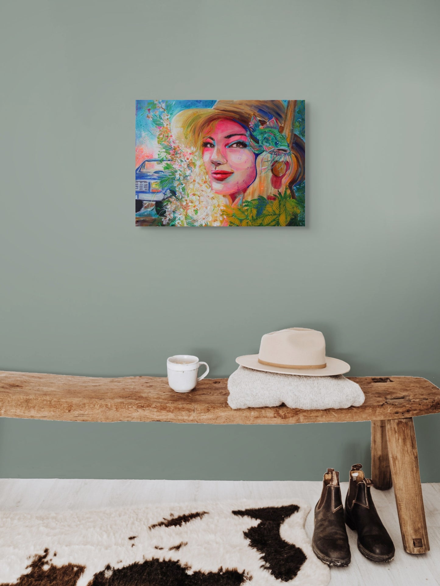 Just A Country Girl - CANVAS PRINT