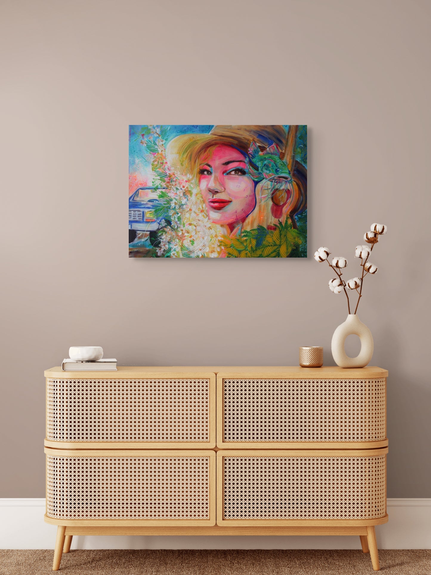 Just A Country Girl - CANVAS PRINT