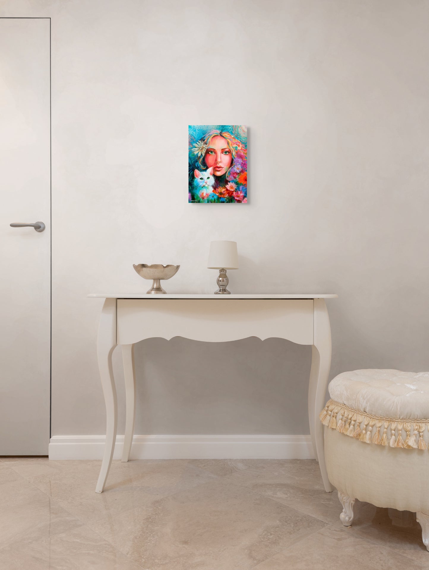 The Cat Lady - Canvas Print