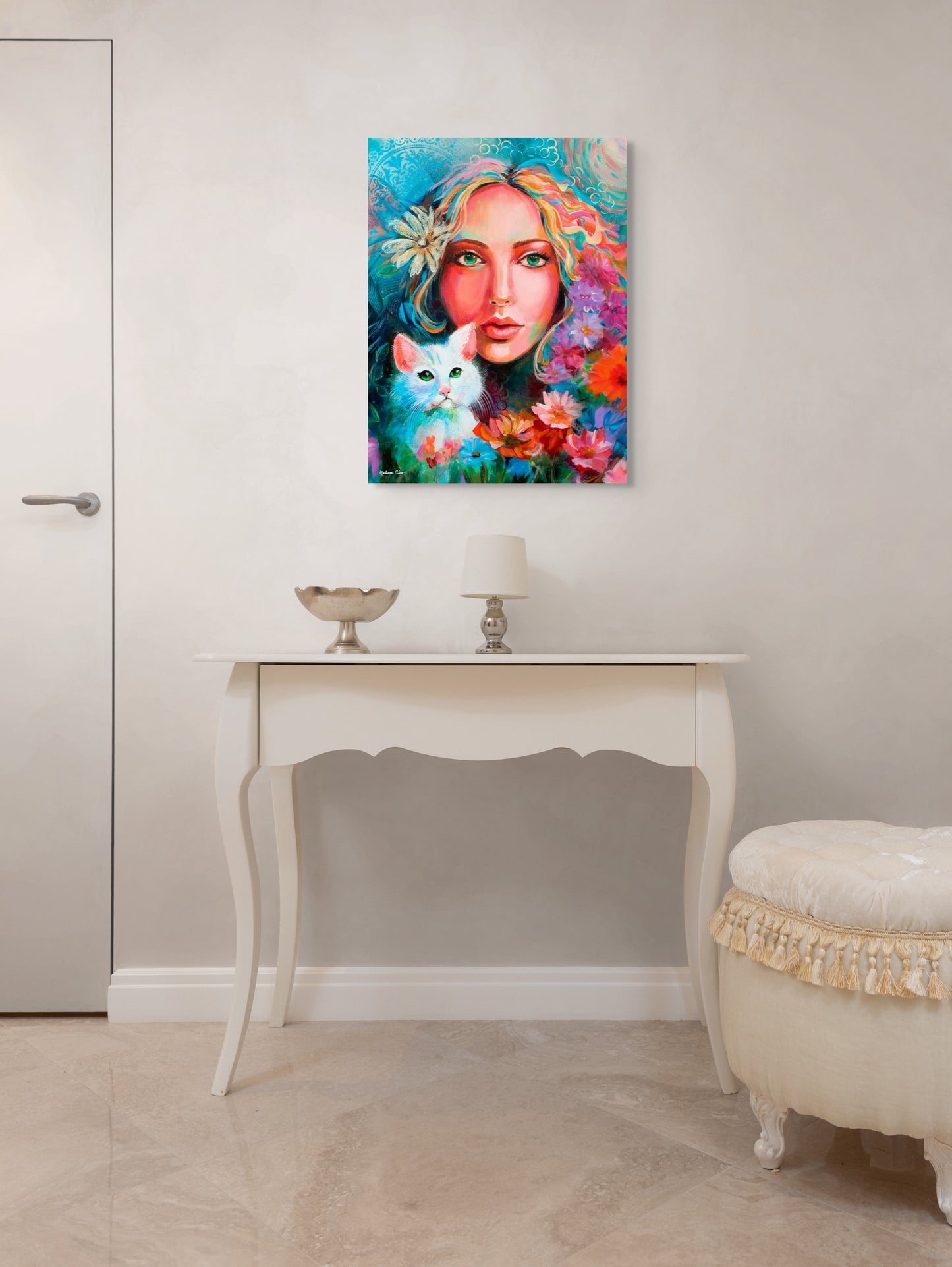 The Cat Lady - Canvas Print