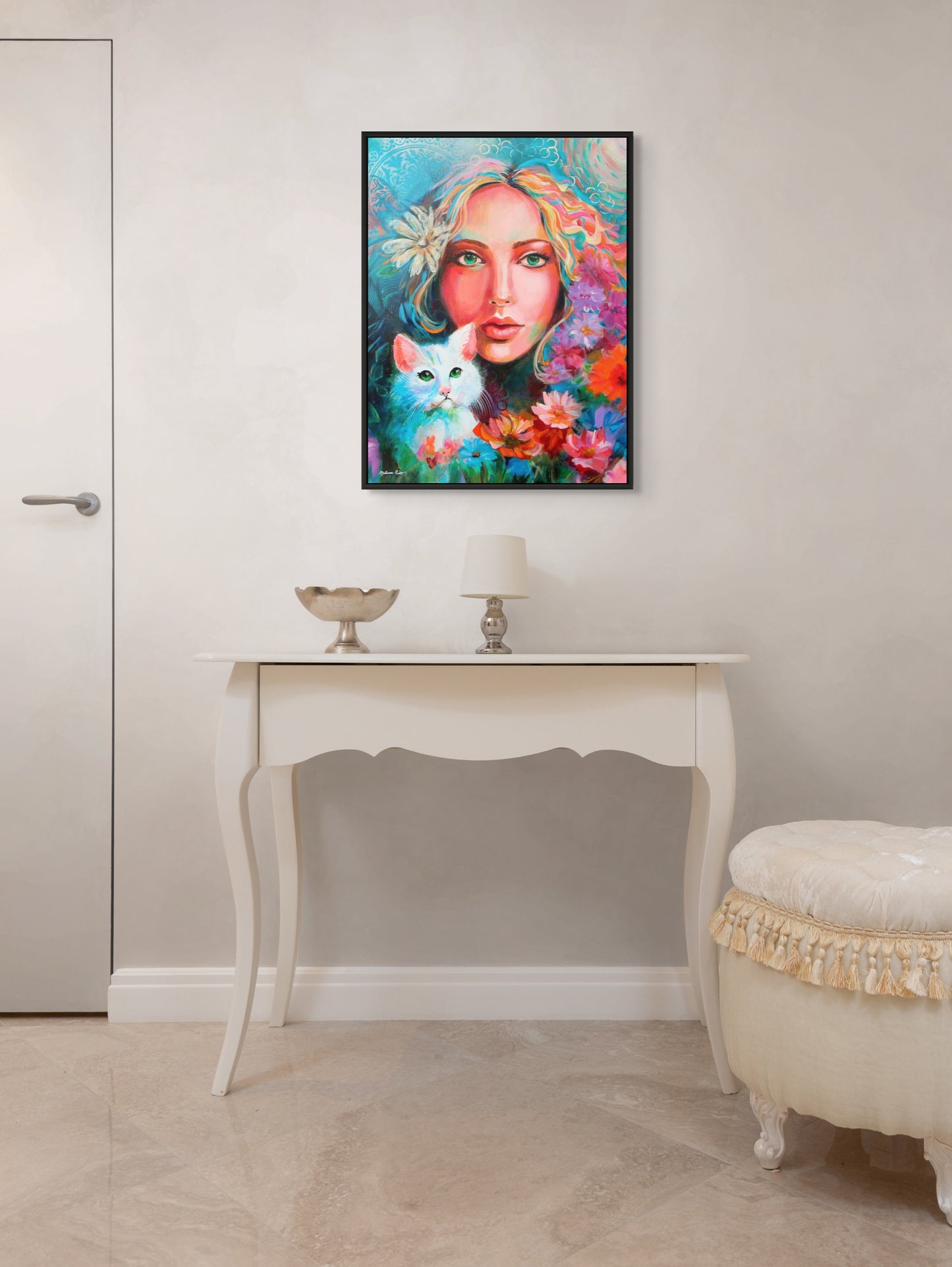 The Cat Lady - Canvas Print