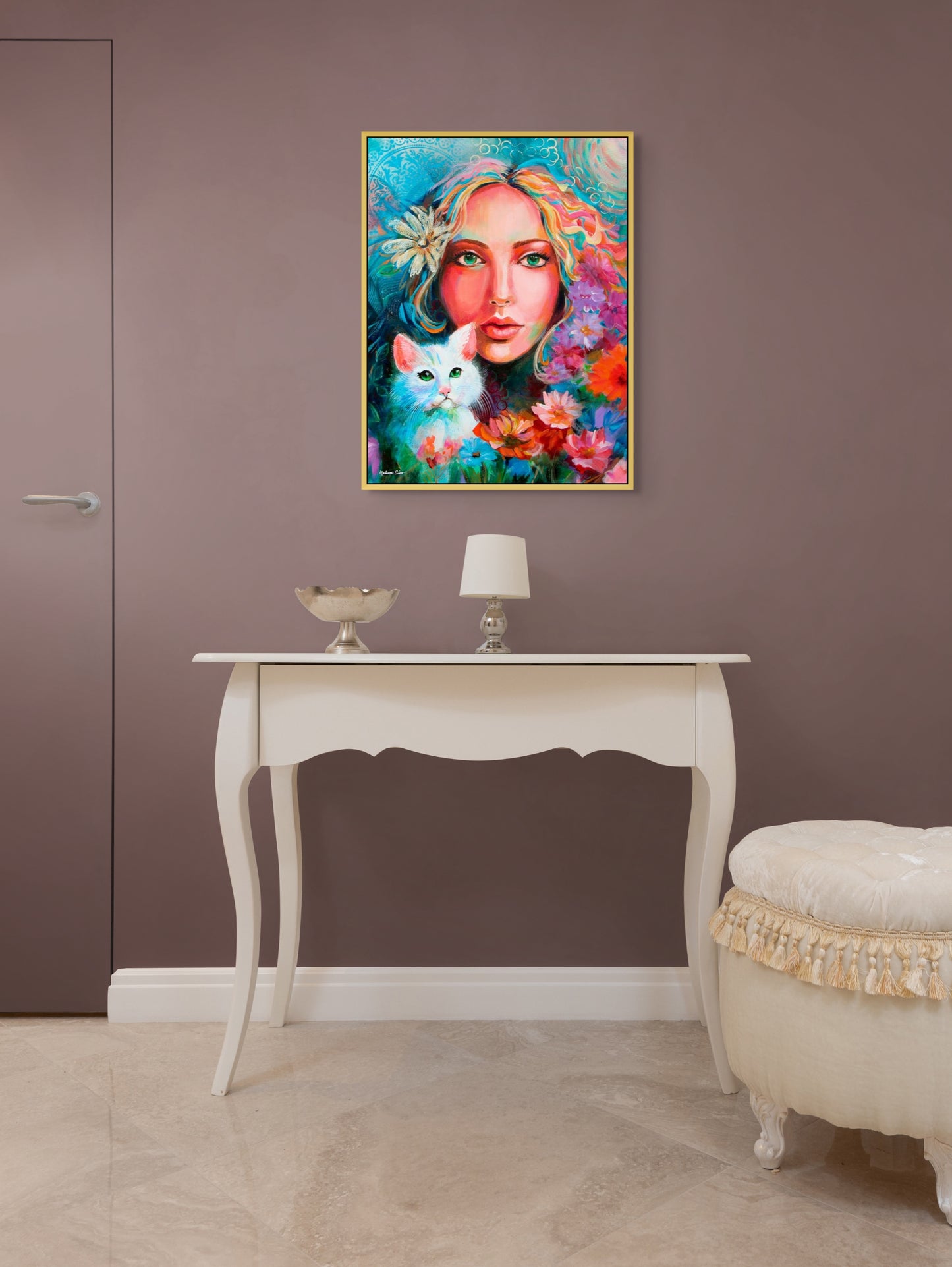 The Cat Lady - Canvas Print