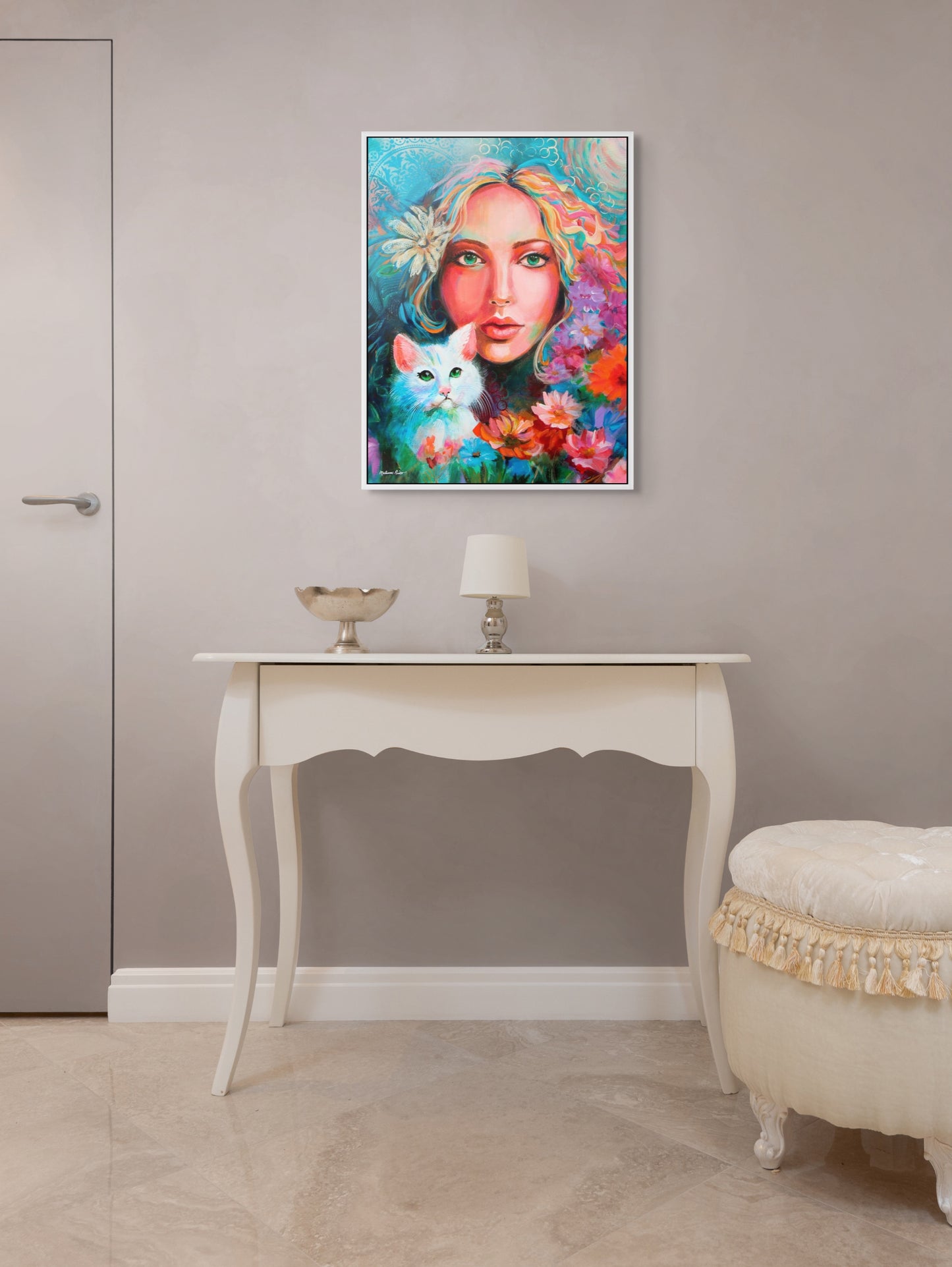 The Cat Lady - Canvas Print