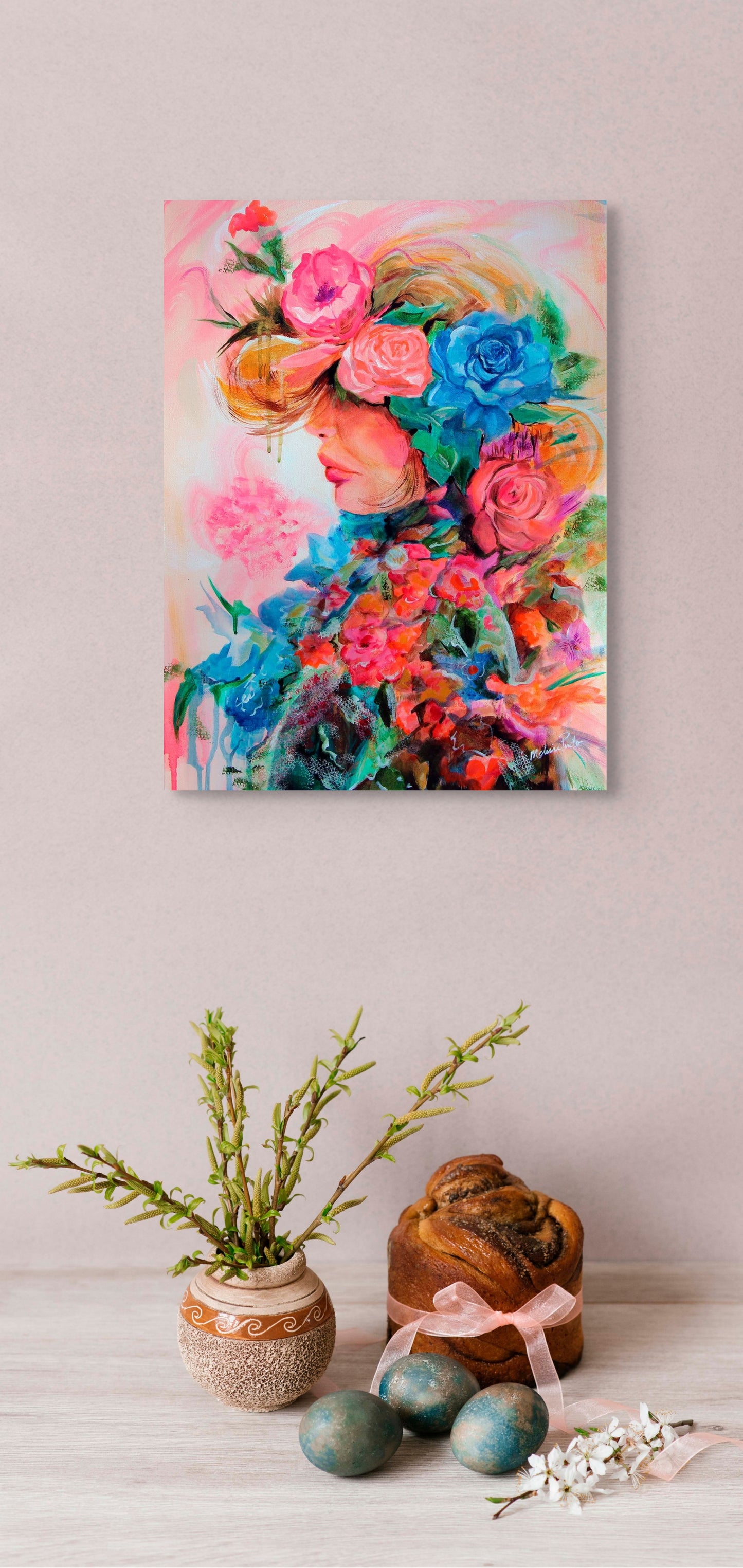 The Easter Bonnet - ORIGINAL PAINTING