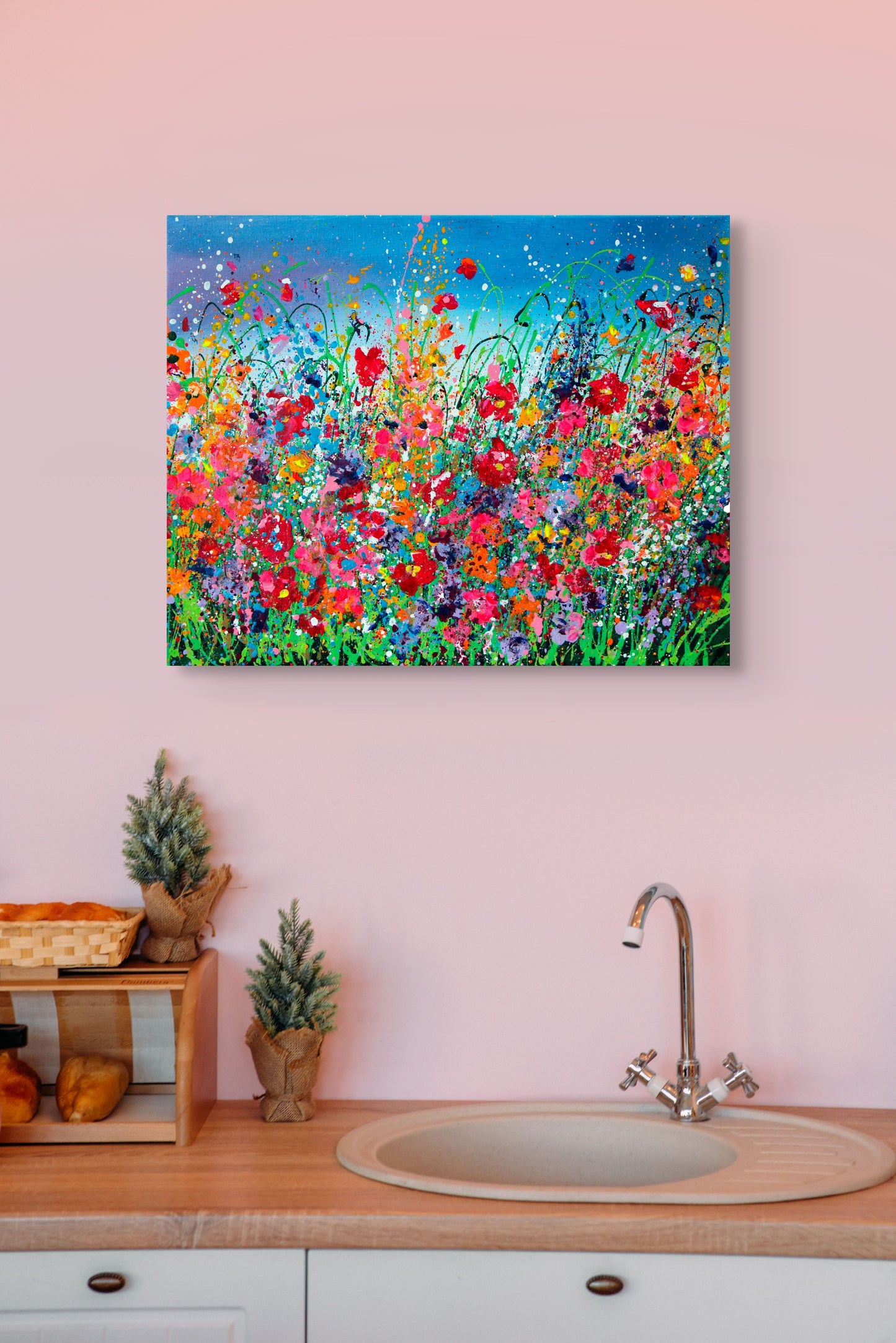 Sunrise Over the Garden - CANVAS PRINT