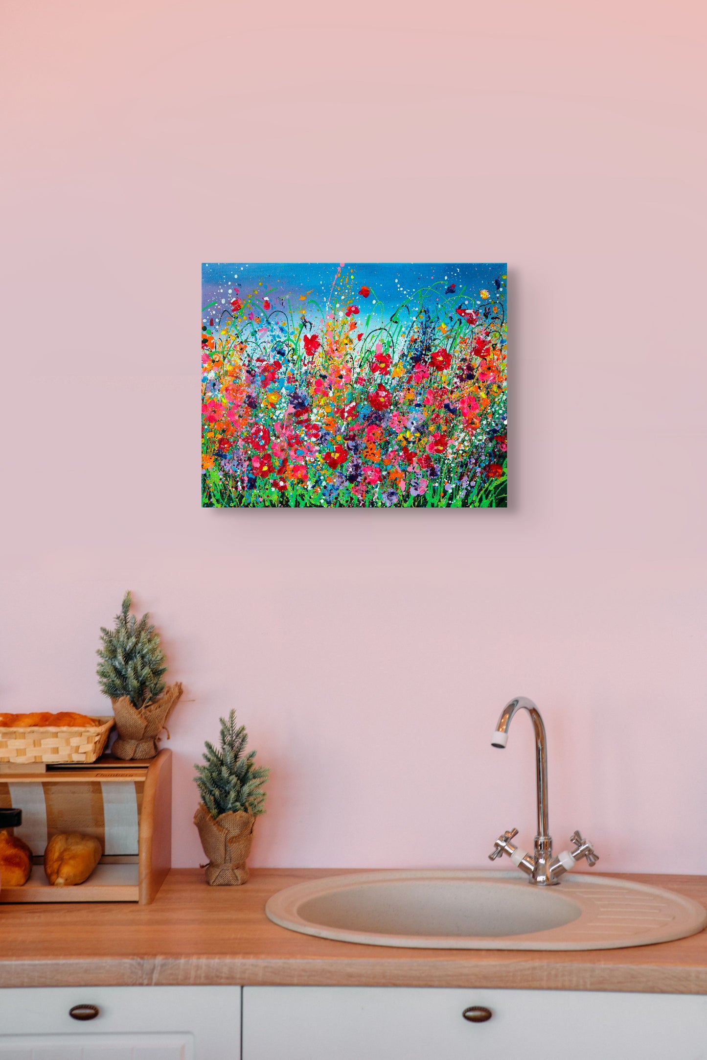 Sunrise Over the Garden - CANVAS PRINT