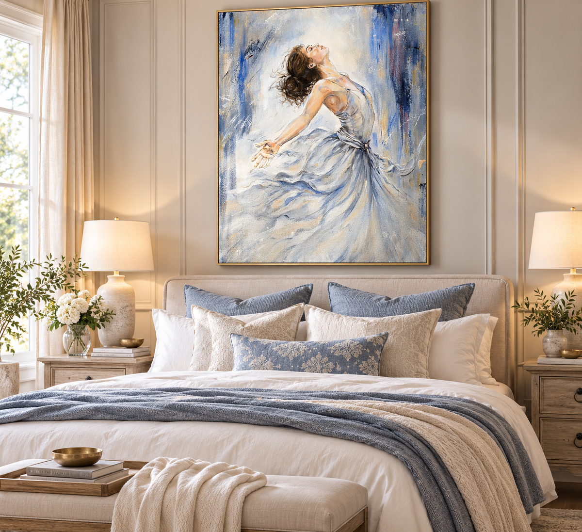 Where The Light Finds Her | Feminine Fine Art Canvas & Archival Print