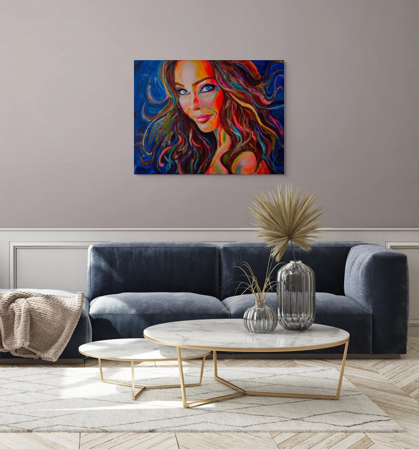 A Black Magic Woman - CANVAS PRINT