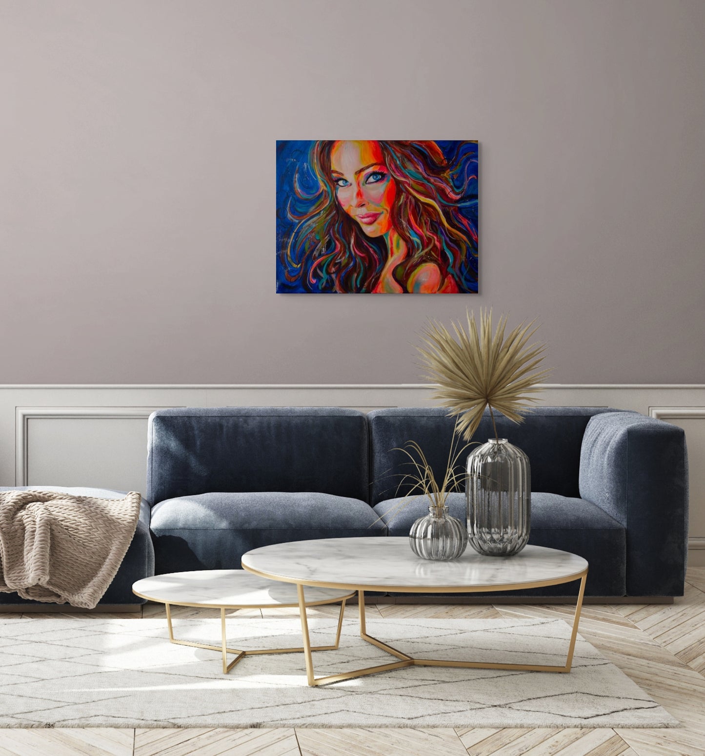 A Black Magic Woman - CANVAS PRINT