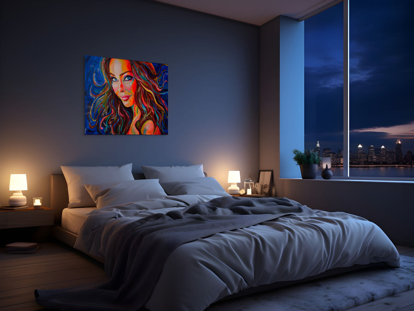A Black Magic Woman - CANVAS PRINT
