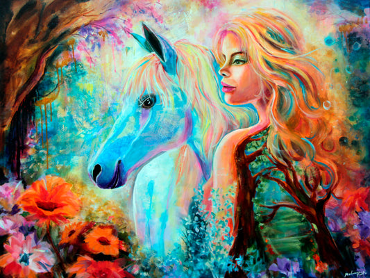 Enchanted Forest - Fantasy Dreamscape - Canvas Print