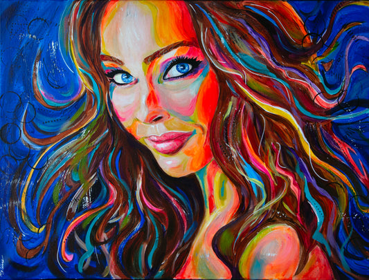 A Black Magic Woman - CANVAS PRINT