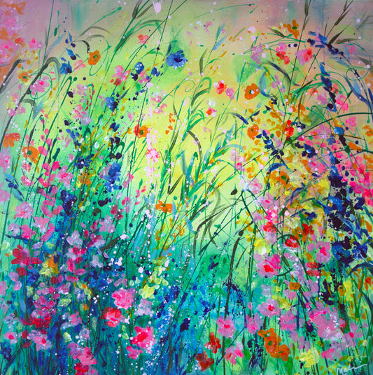 Sunshine and Wildflowers - Canvas Print