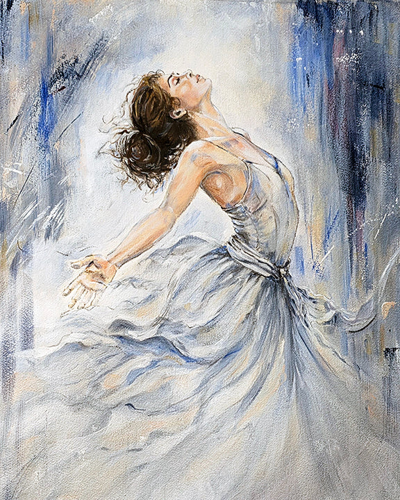 Where The Light Finds Her | Feminine Fine Art Canvas & Archival Print