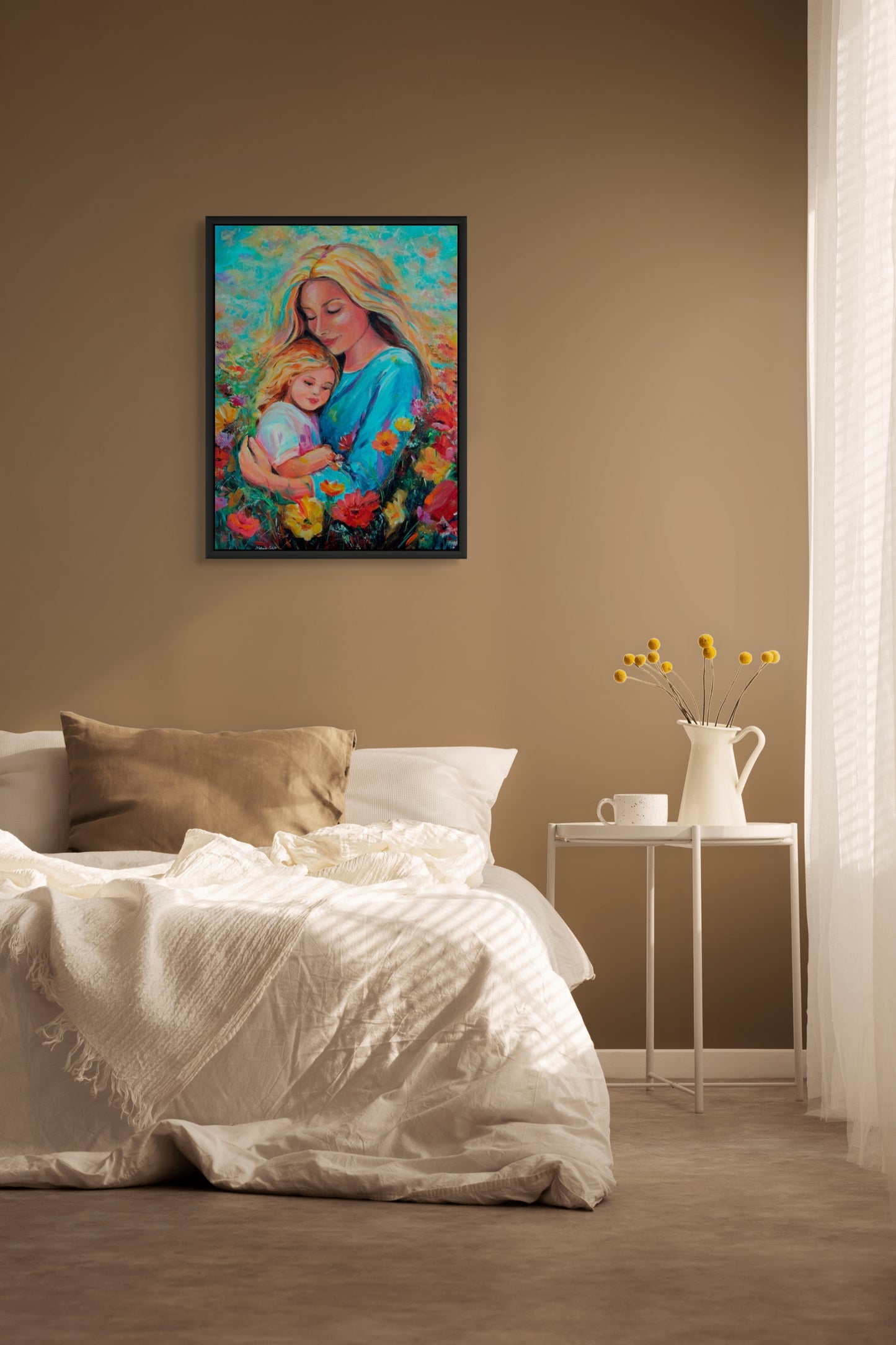A Mother's Embrace - Canvas Print