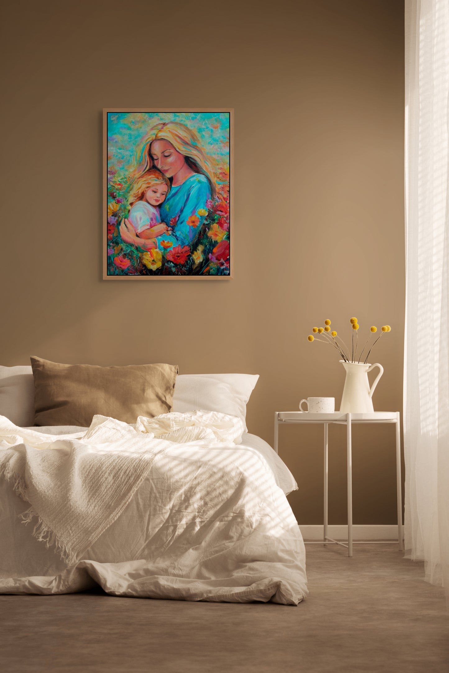 A Mother's Embrace - Canvas Print