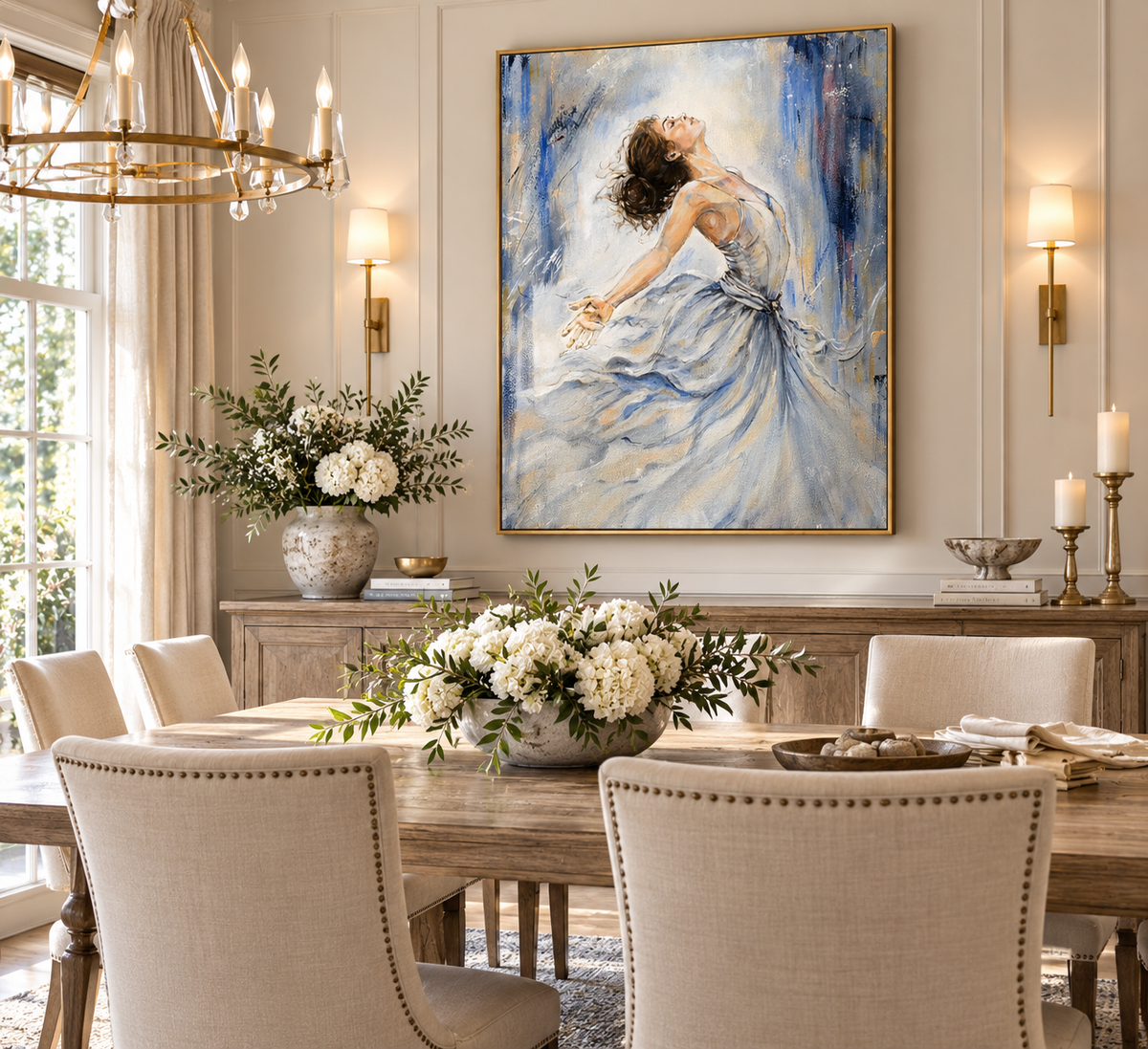 Where The Light Finds Her | Feminine Fine Art Canvas & Archival Print