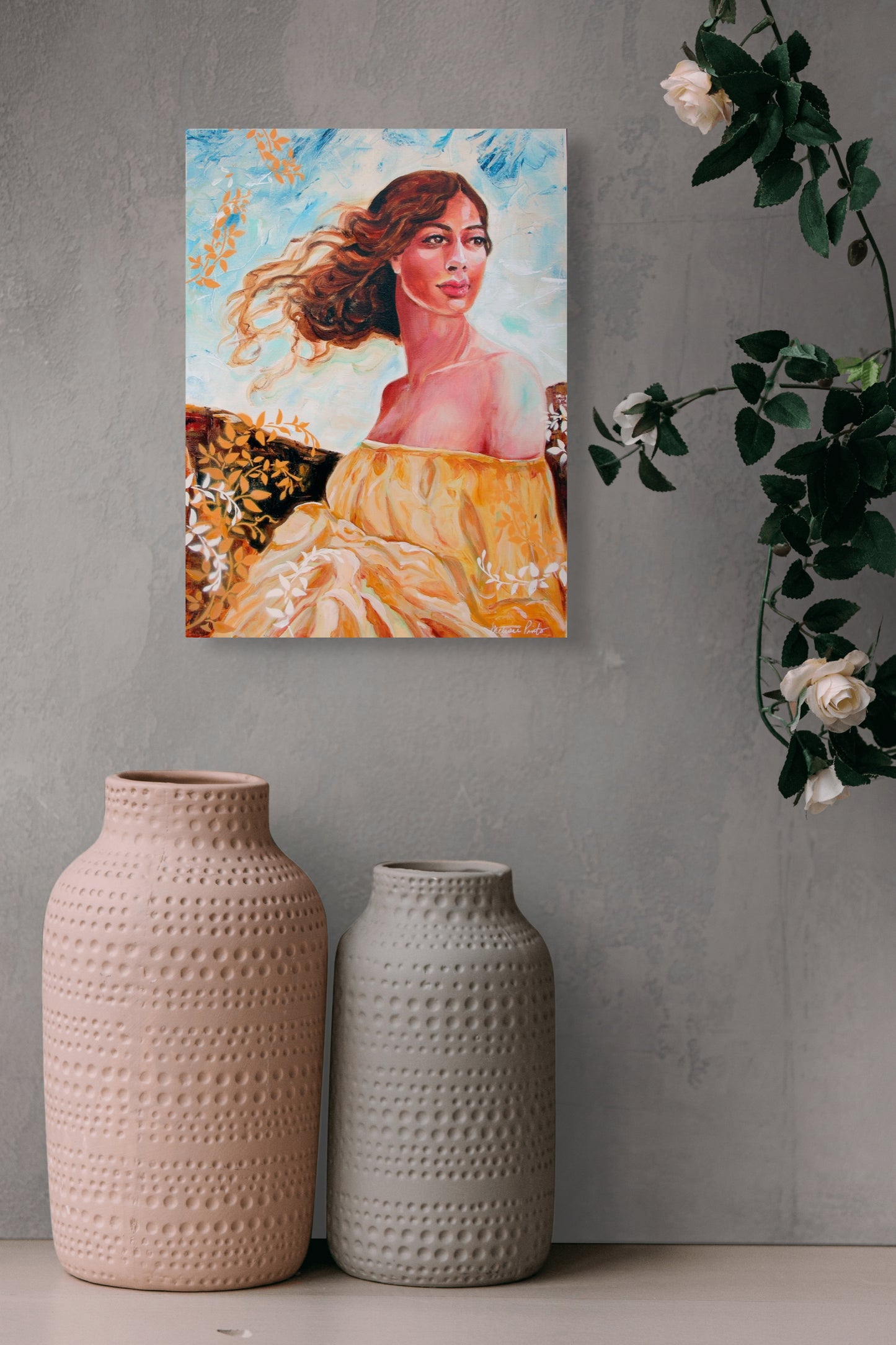 Golden Serenity - Canvas Print
